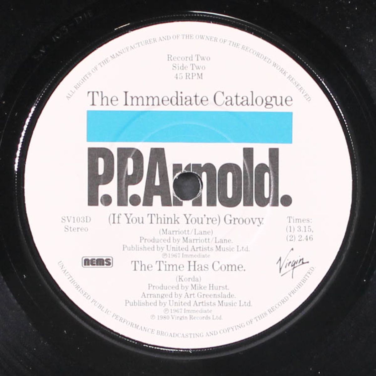 angel of the morning +4 by P.P. ARNOLD