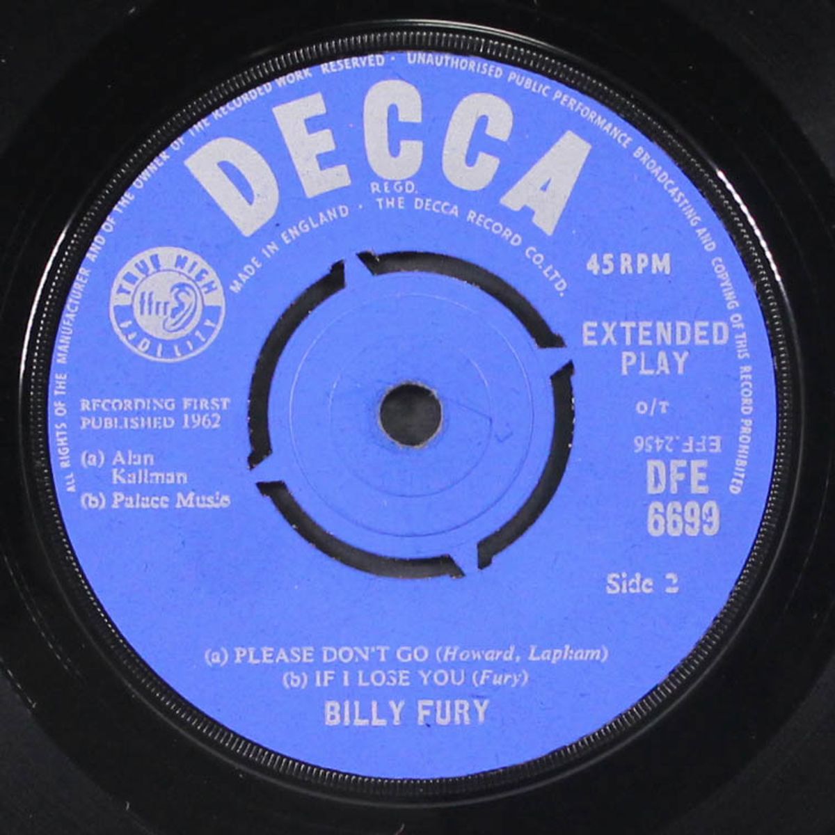 billy fury no. 2 by BILLY FURY