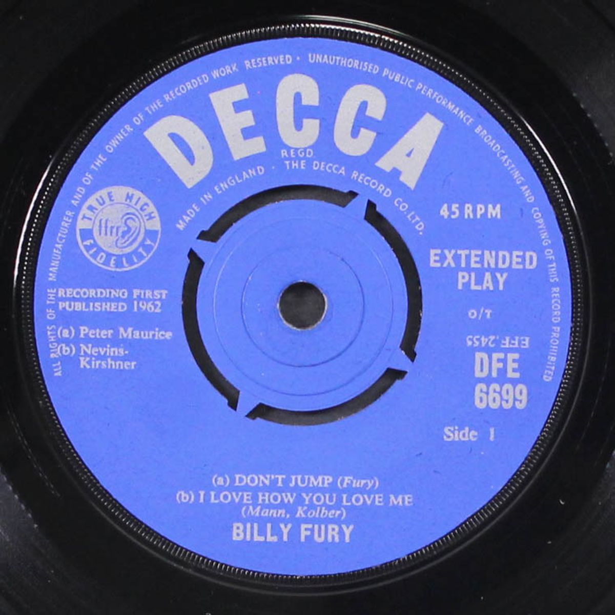 billy fury no. 2 by BILLY FURY