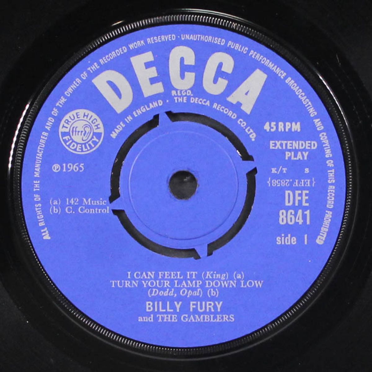 billy fury & gamblers by BILLY FURY & GAMBLERS