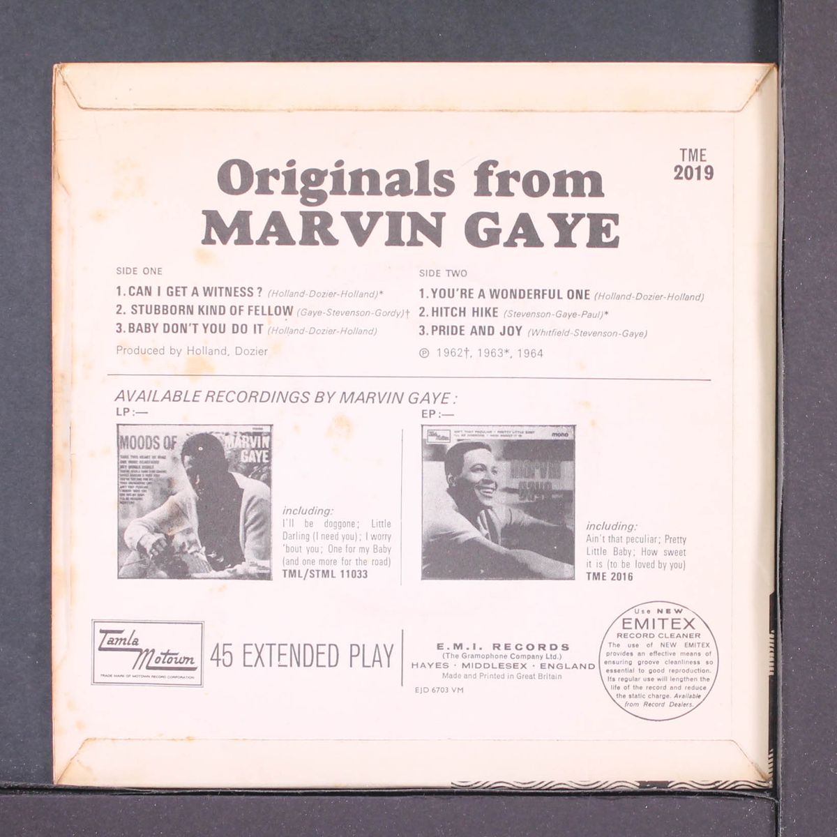 originals from marvin gaye by MARVIN GAYE