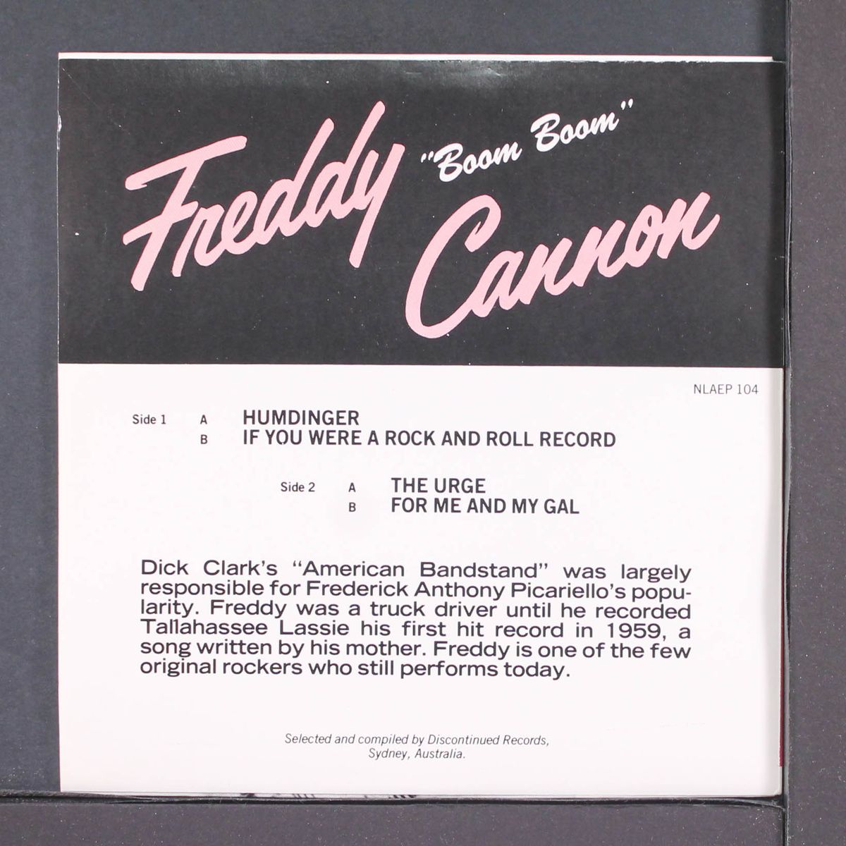 freddy "boom boom" cannon by FREDDY CANNON