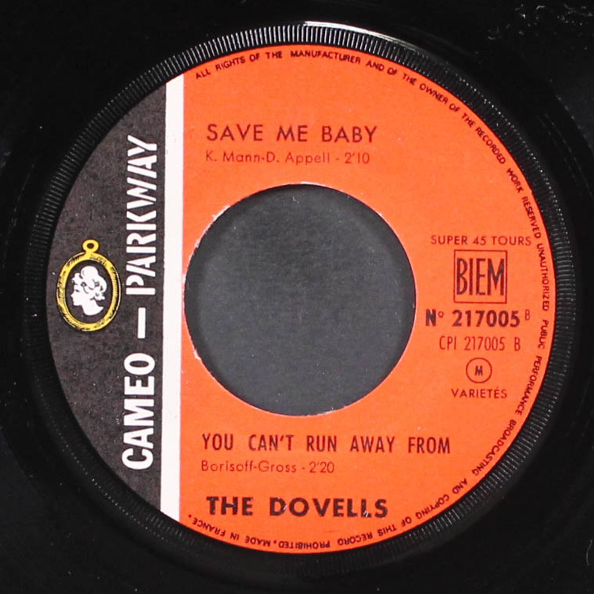 you can't sit down by DOVELLS