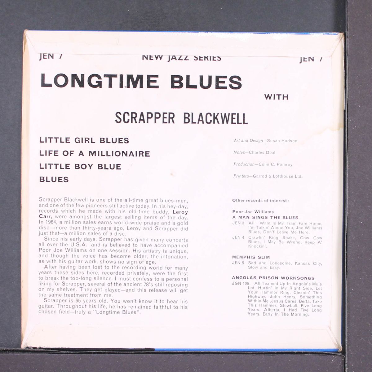 longtime blues by SCRAPPER BLACKWELL