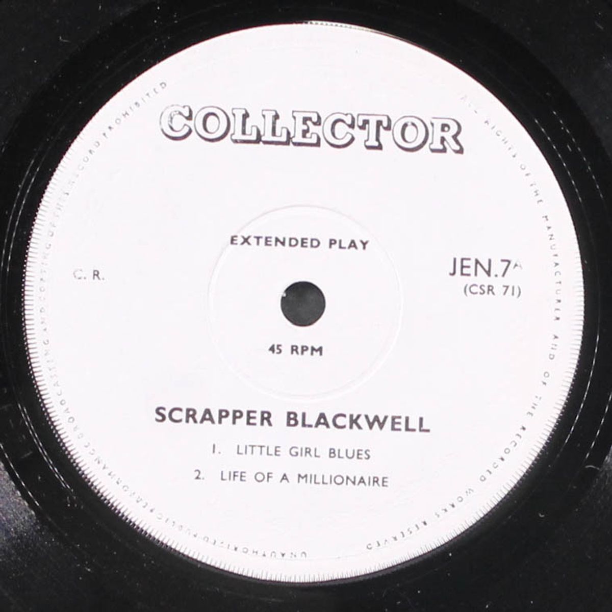 longtime blues by SCRAPPER BLACKWELL