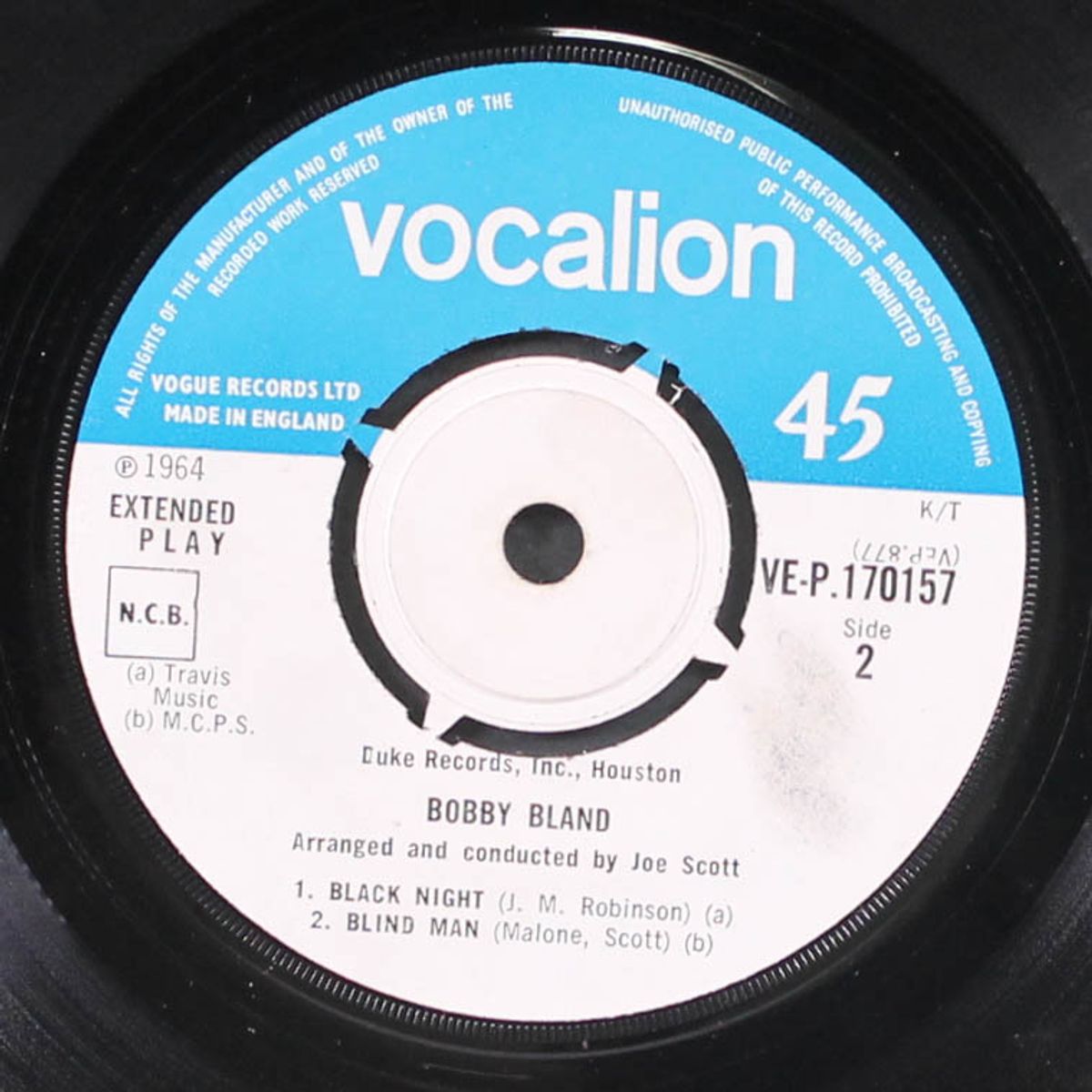 sings by BOBBY BLAND