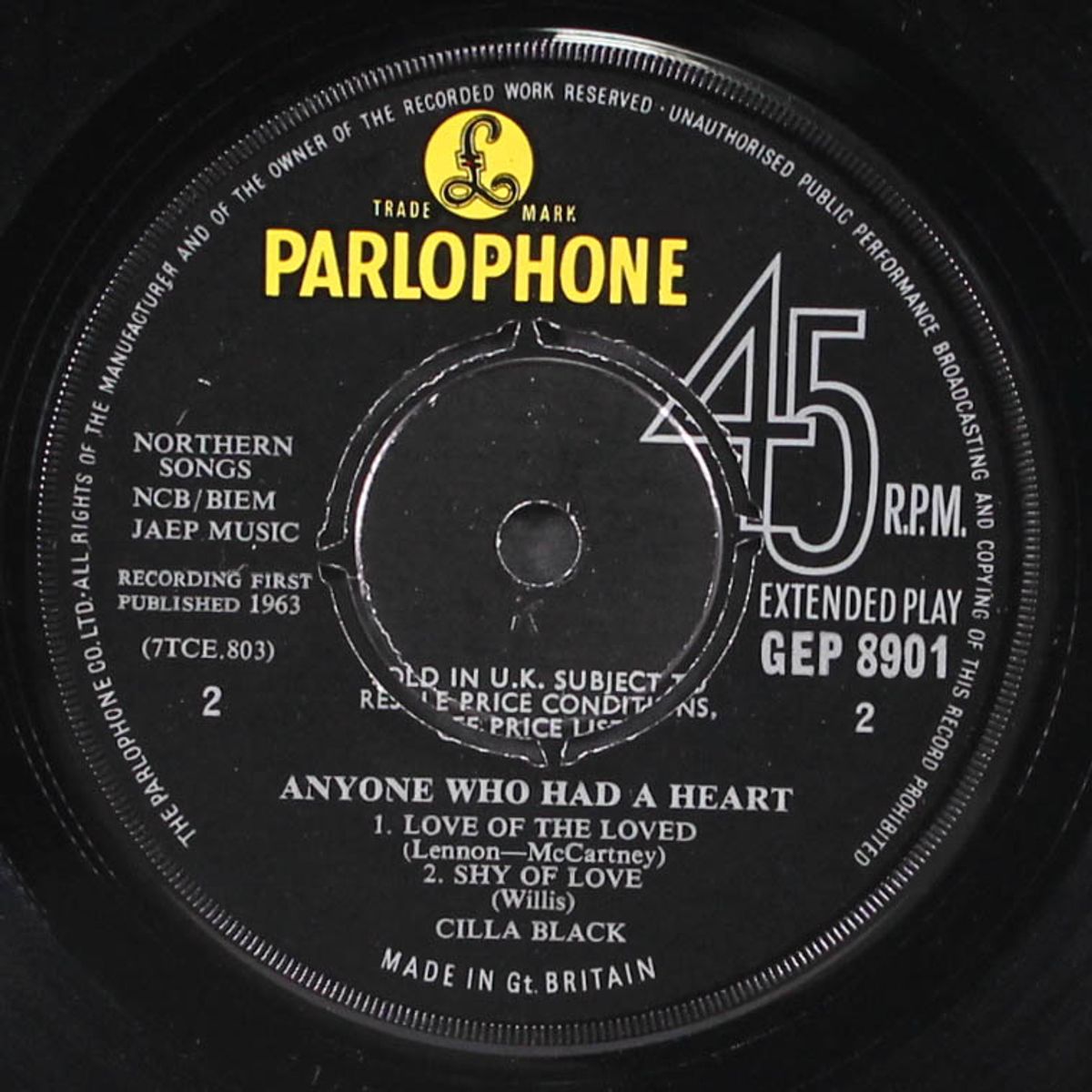 anyone who had a heart by CILLA BLACK