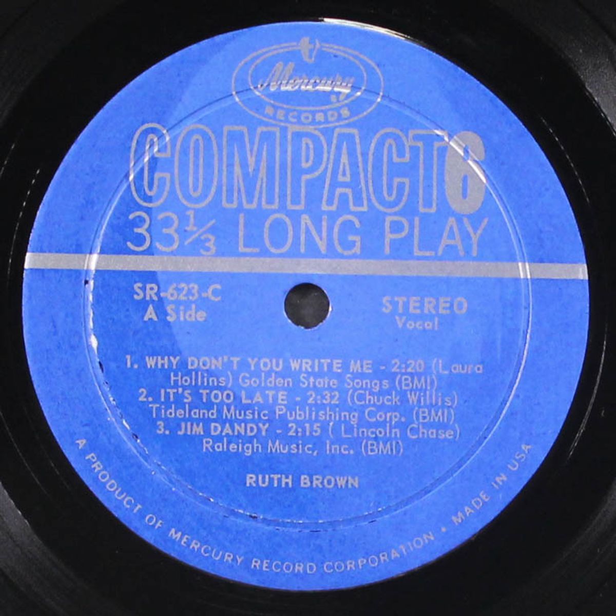 along comes ruth by RUTH BROWN