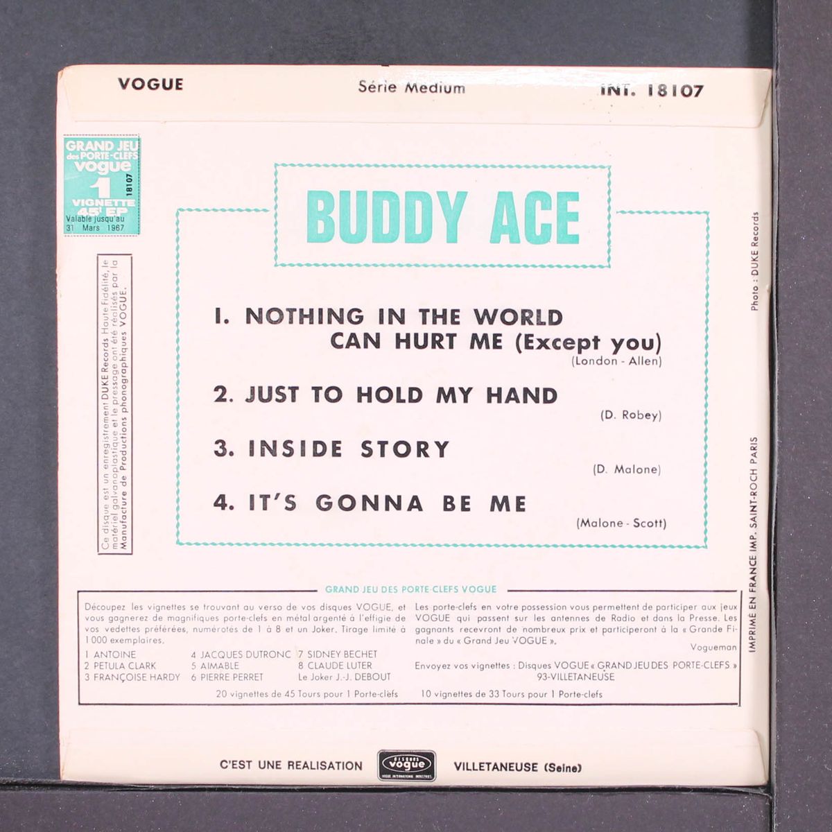 nothing in the world can hurt me by BUDDY ACE