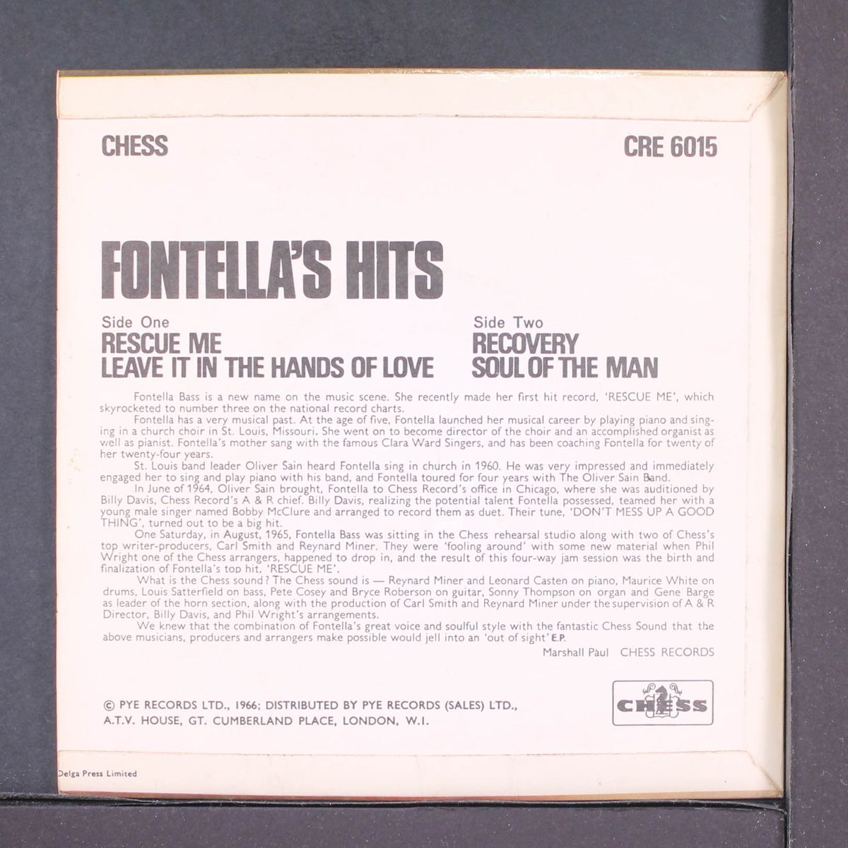 fontella's hits by FONTELLA BASS