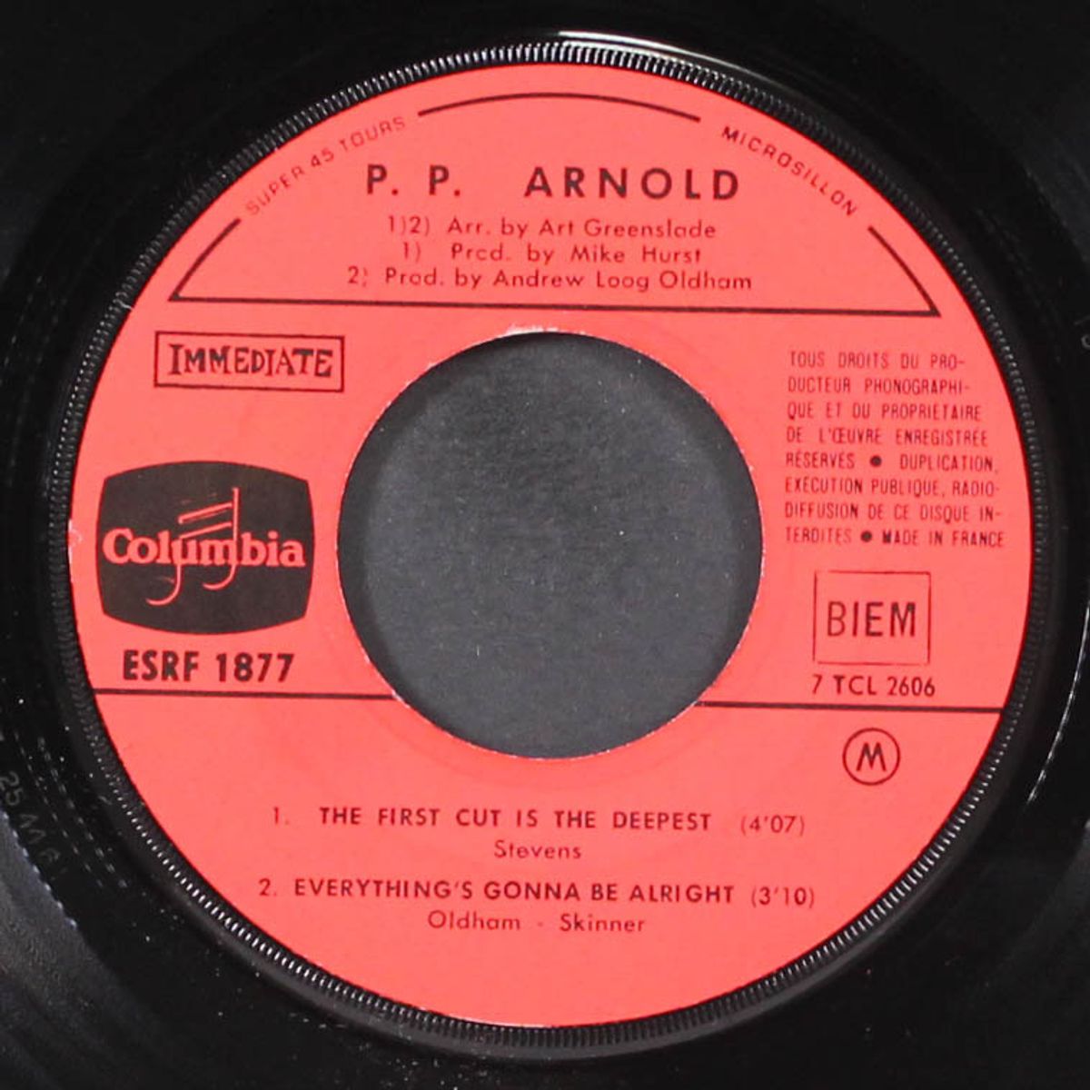 the first cut is the deepest by P.P. ARNOLD