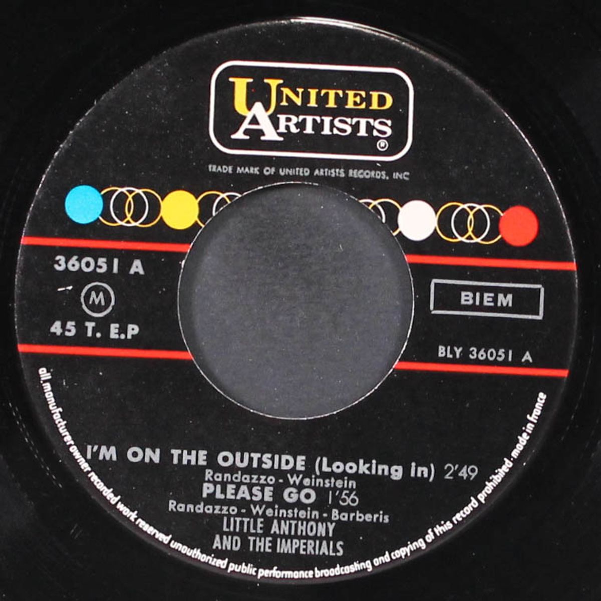 i'm on the outside by LITTLE ANTHONY & IMPERIALS
