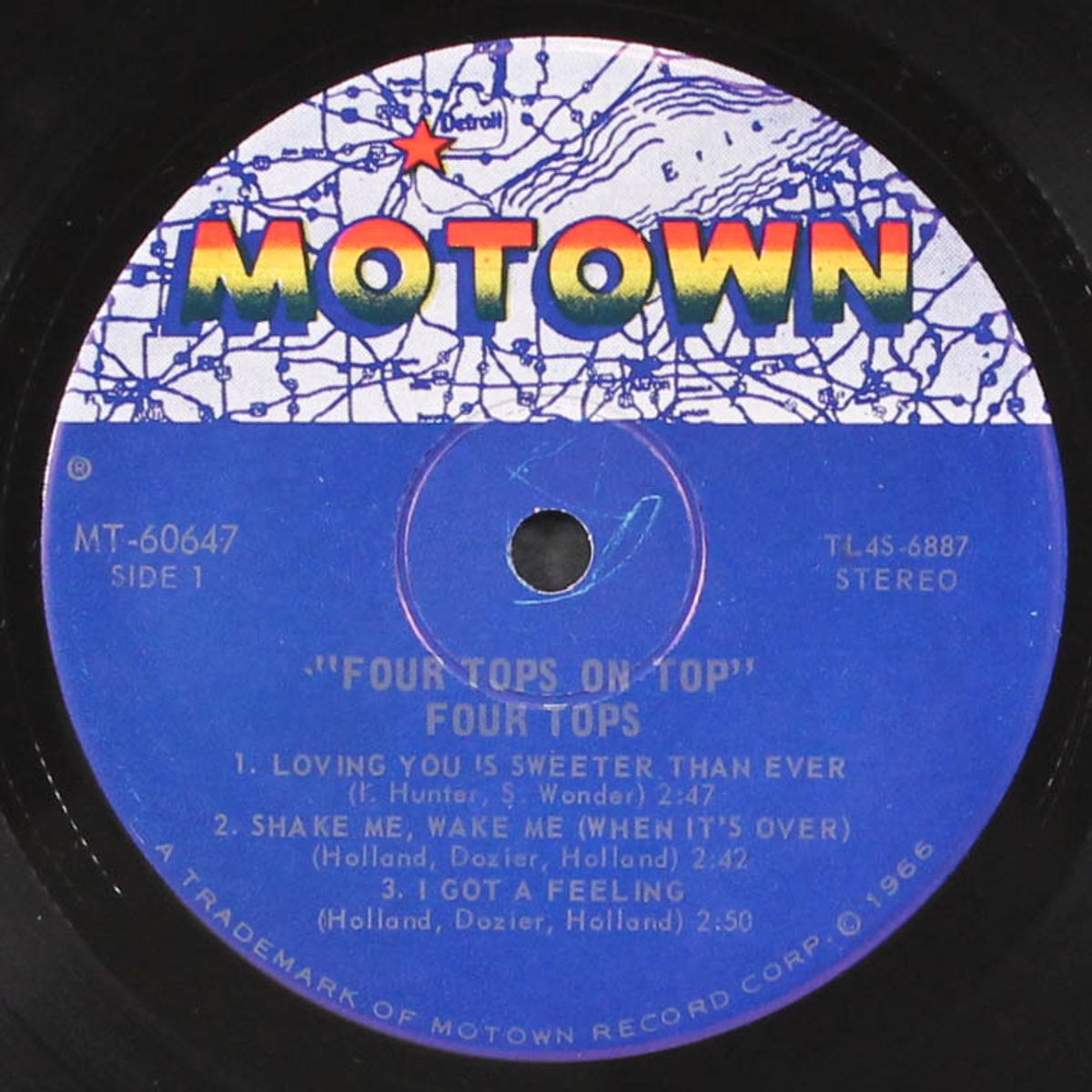 on top by FOUR TOPS