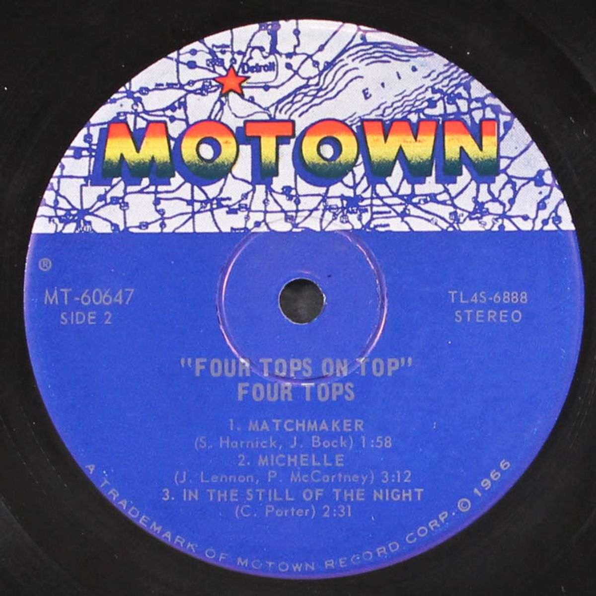 on top by FOUR TOPS