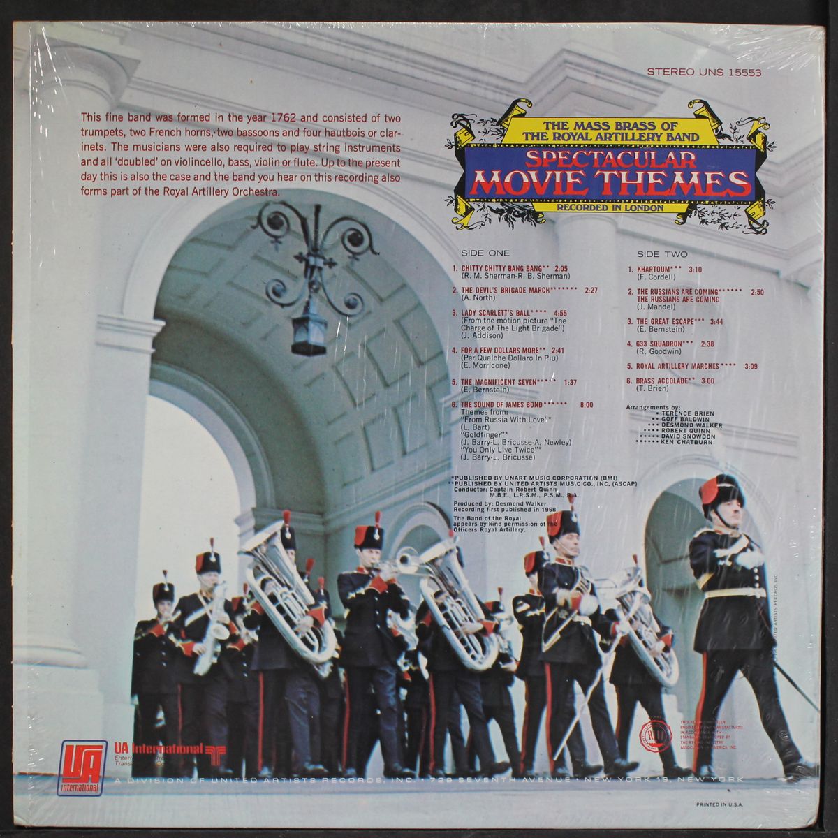 spectacular movie themes by ROYAL ARTILLERY BAND