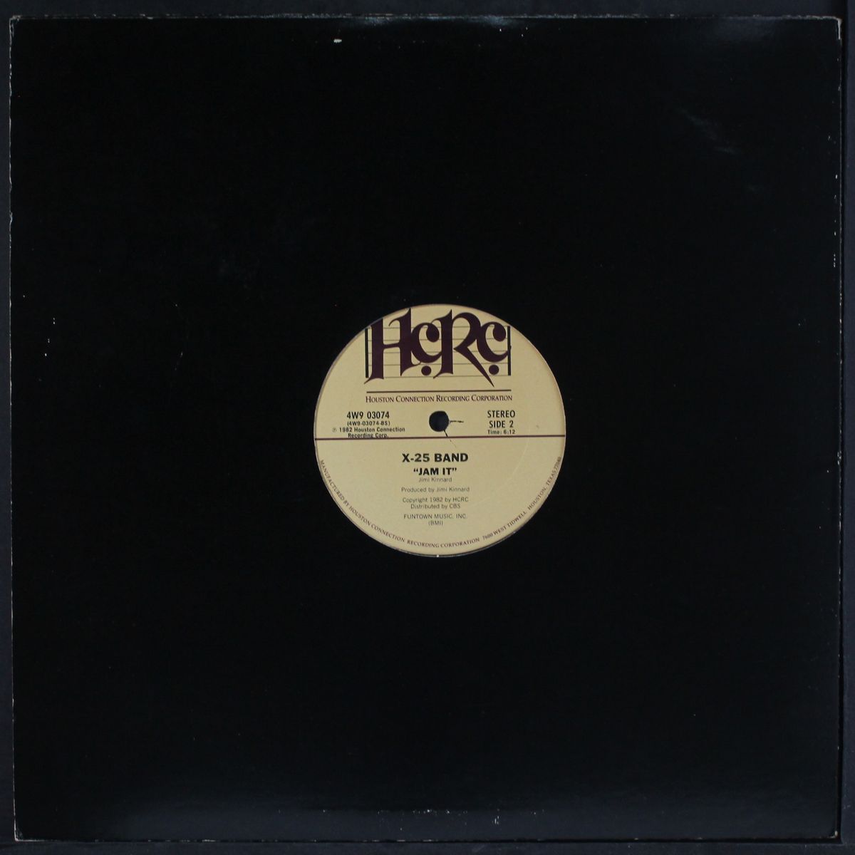 black hole bop / jam it by X-25 BAND
