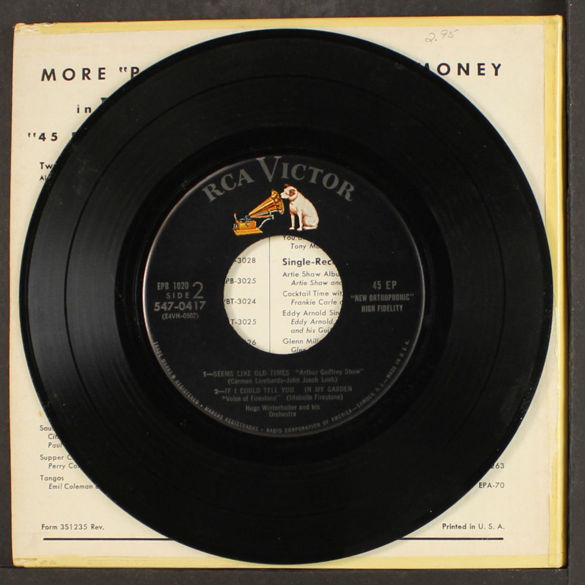 the great music themes of television by HUGO WINTERHALTER