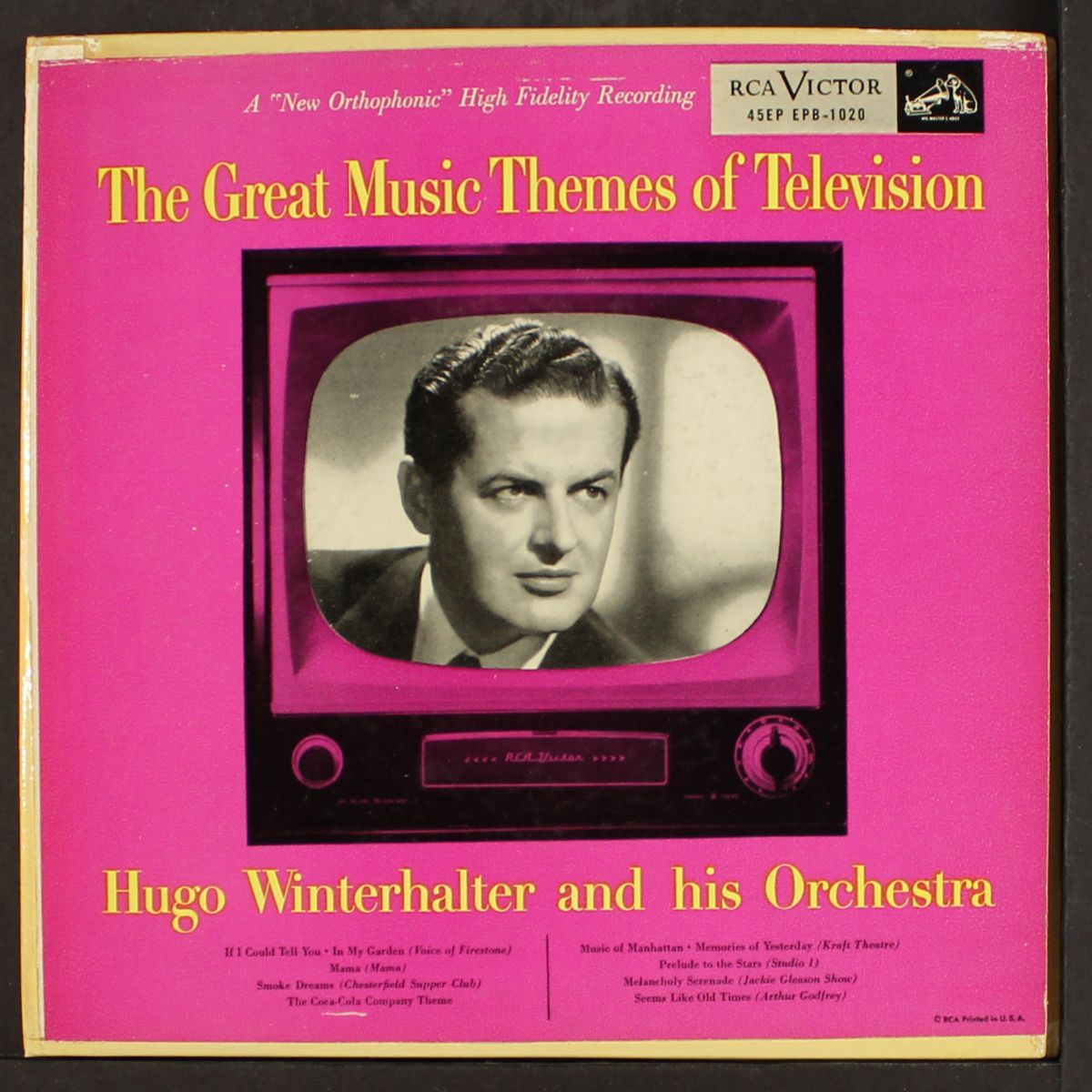 the great music themes of television by HUGO WINTERHALTER