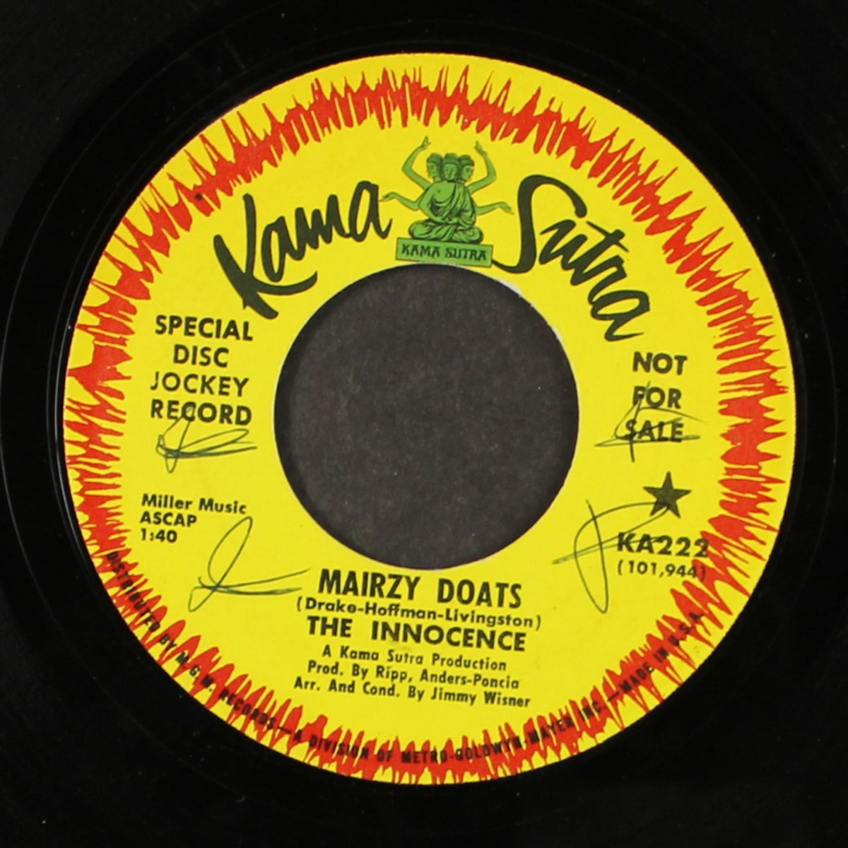 mairzy doats / a lifetime lovin' you by INNOCENCE