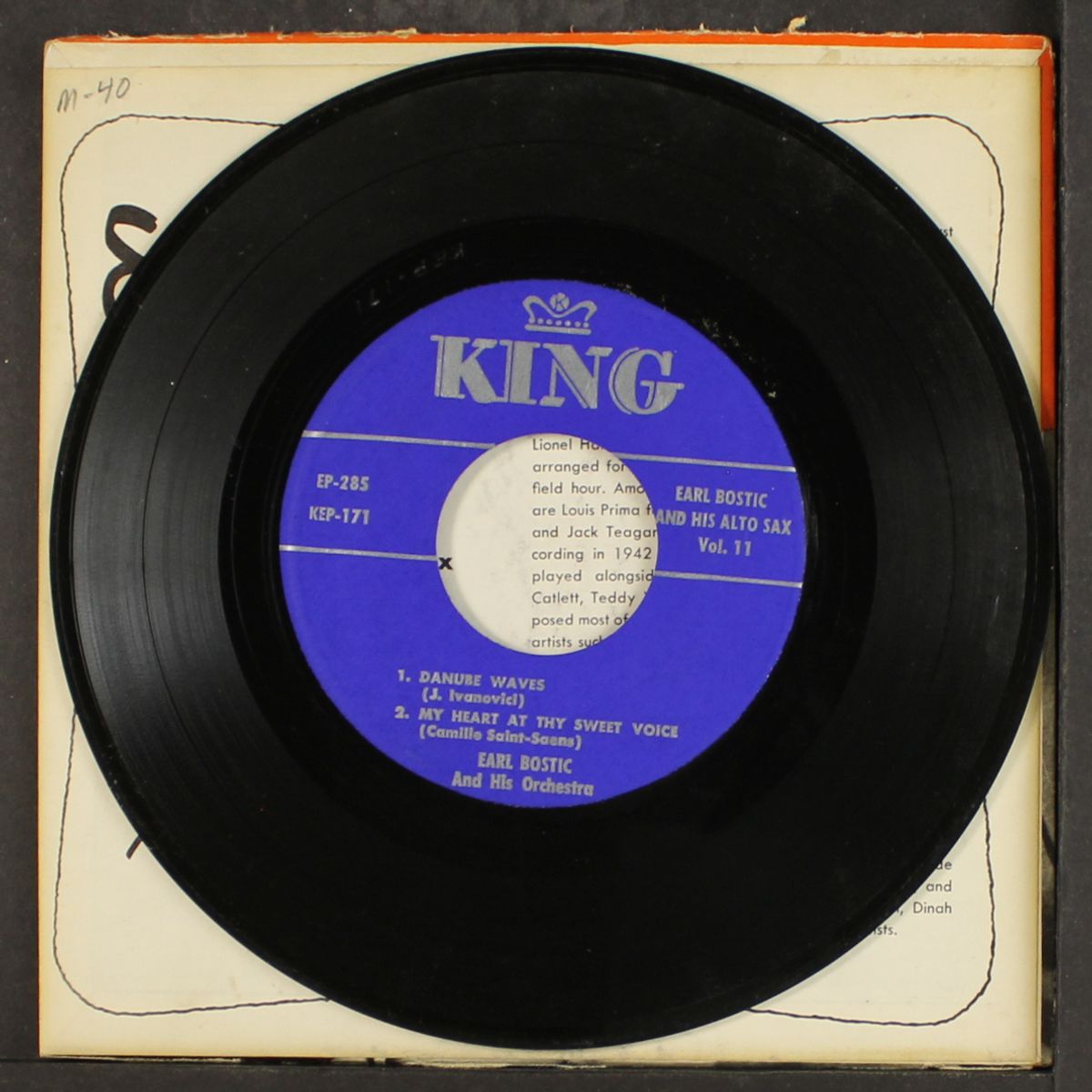 and his alto sax vol. 11 by EARL BOSTIC