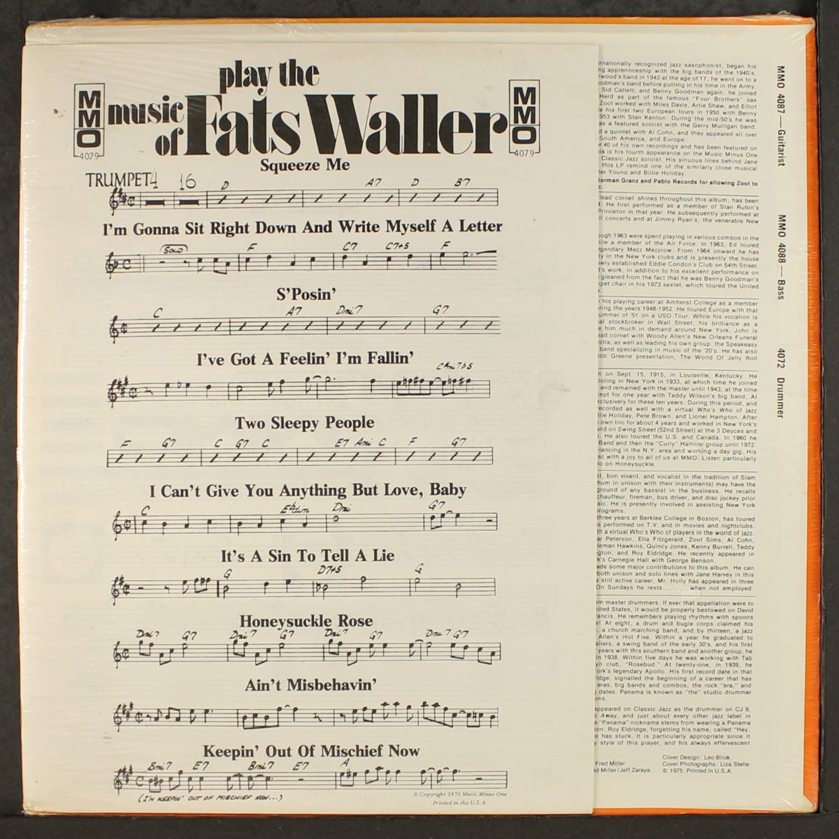 music of fats waller by DICK WELLSTOOD
