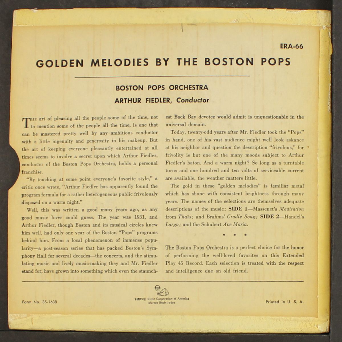 golden melodies by the boston pops by ARTHUR FIEDLER