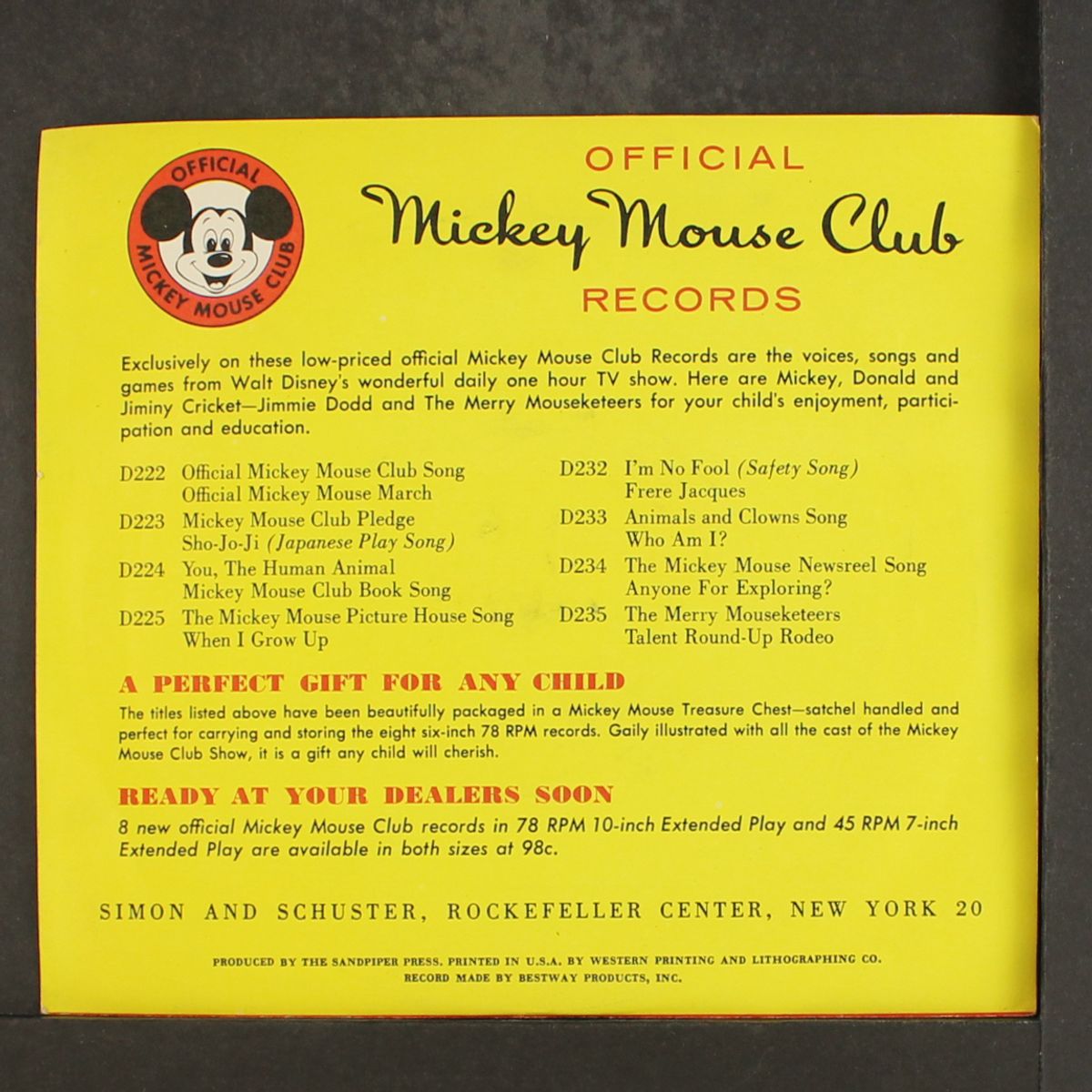 picture house song / when i grow up by MICKEY MOUSE CLUB