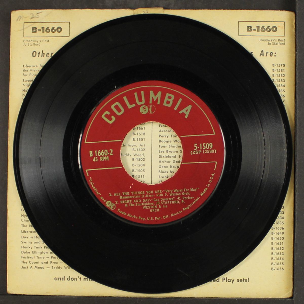 broadway's best by JO STAFFORD