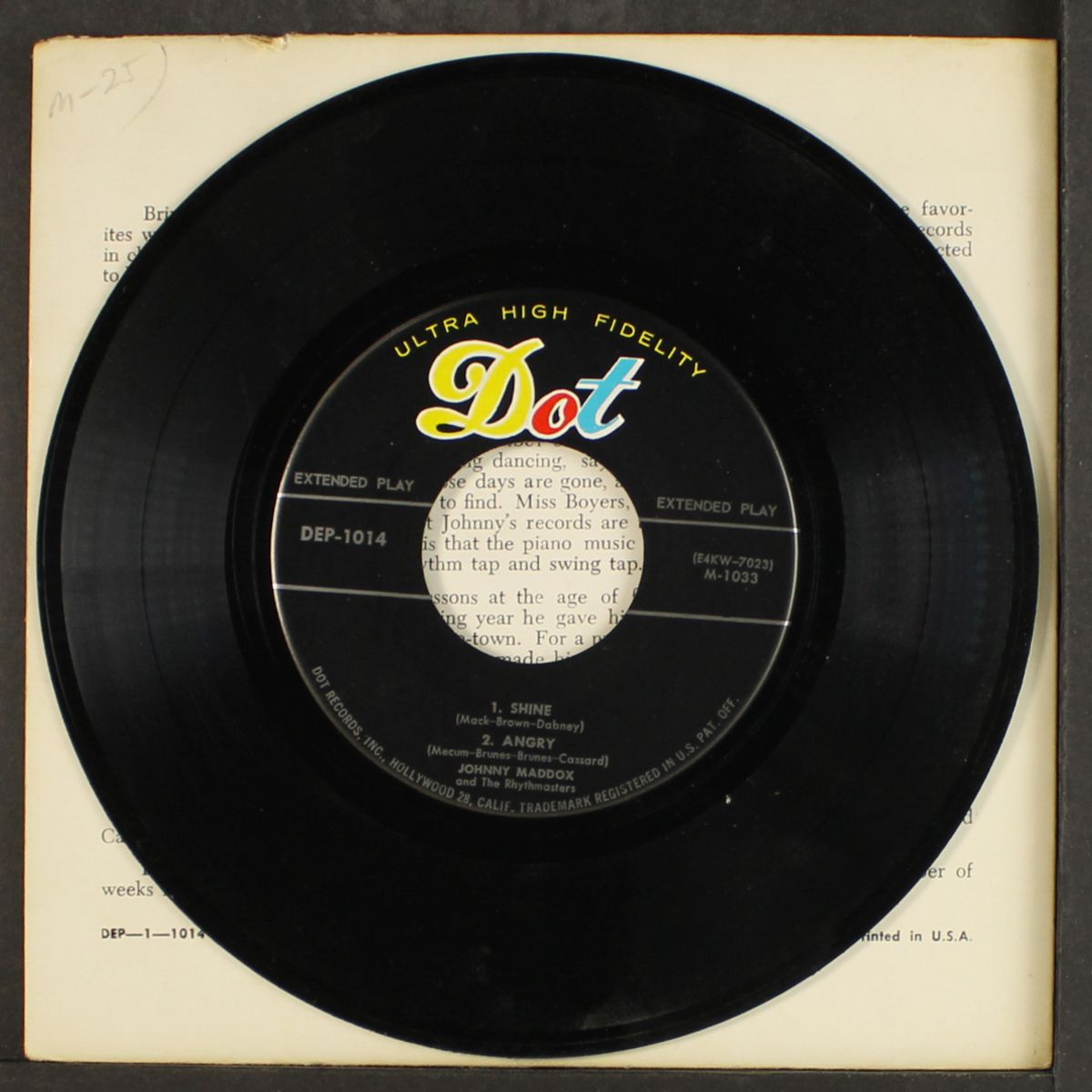 tap dancing music by JOHNNY MADDOX