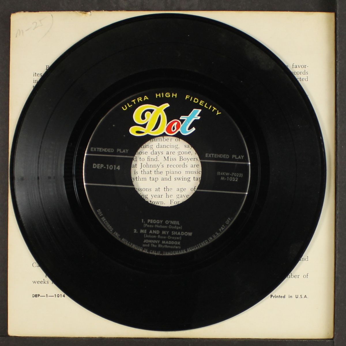 tap dancing music by JOHNNY MADDOX