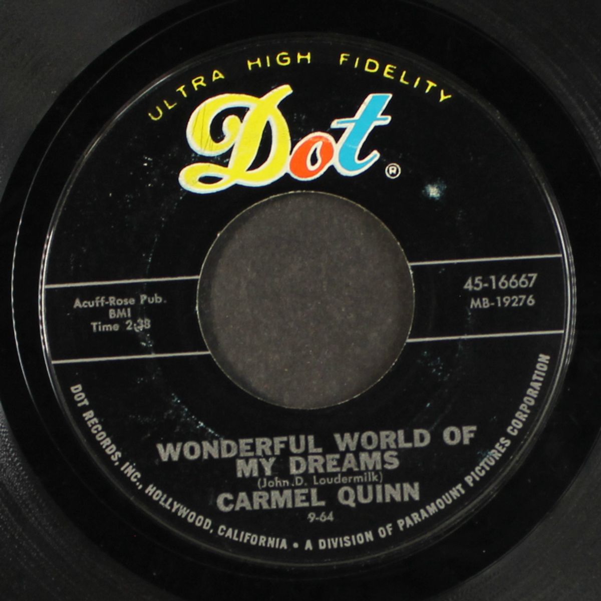 wonderful world of my dreams / the worst mistake by CARMEL QUINN