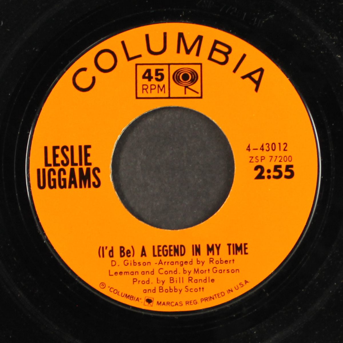 i'd be a legend in my time / my wish by LESLIE UGGAMS