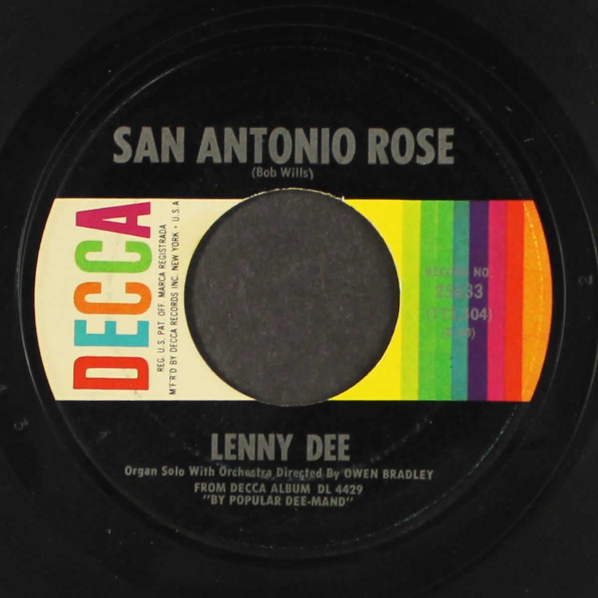san antonio rose / devil woman by LENNY DEE