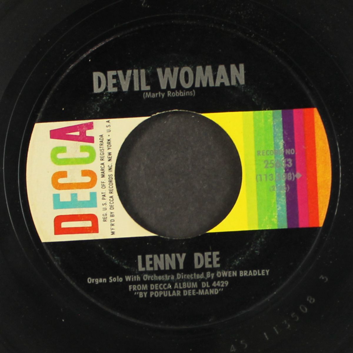 san antonio rose / devil woman by LENNY DEE