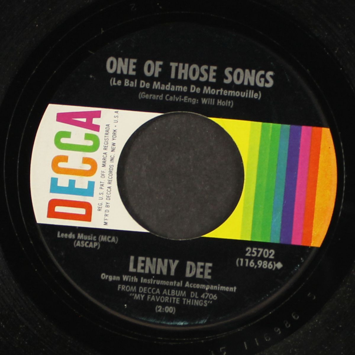 kerry dancers / one of those songs by LENNY DEE