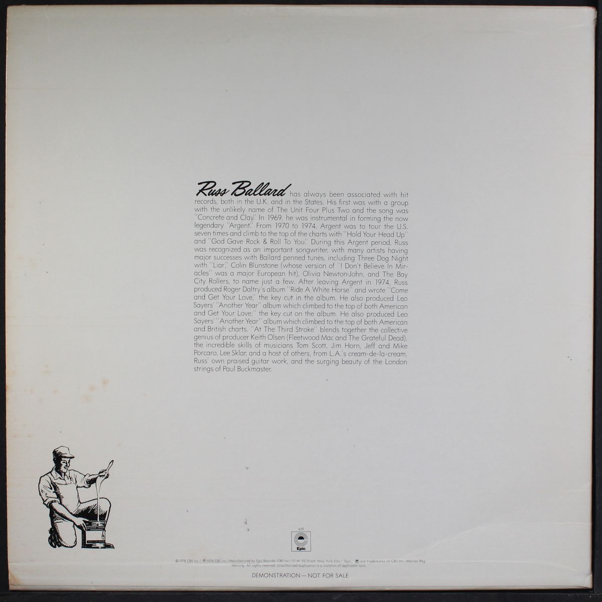 cast the spirit / dancer by RUSS BALLARD