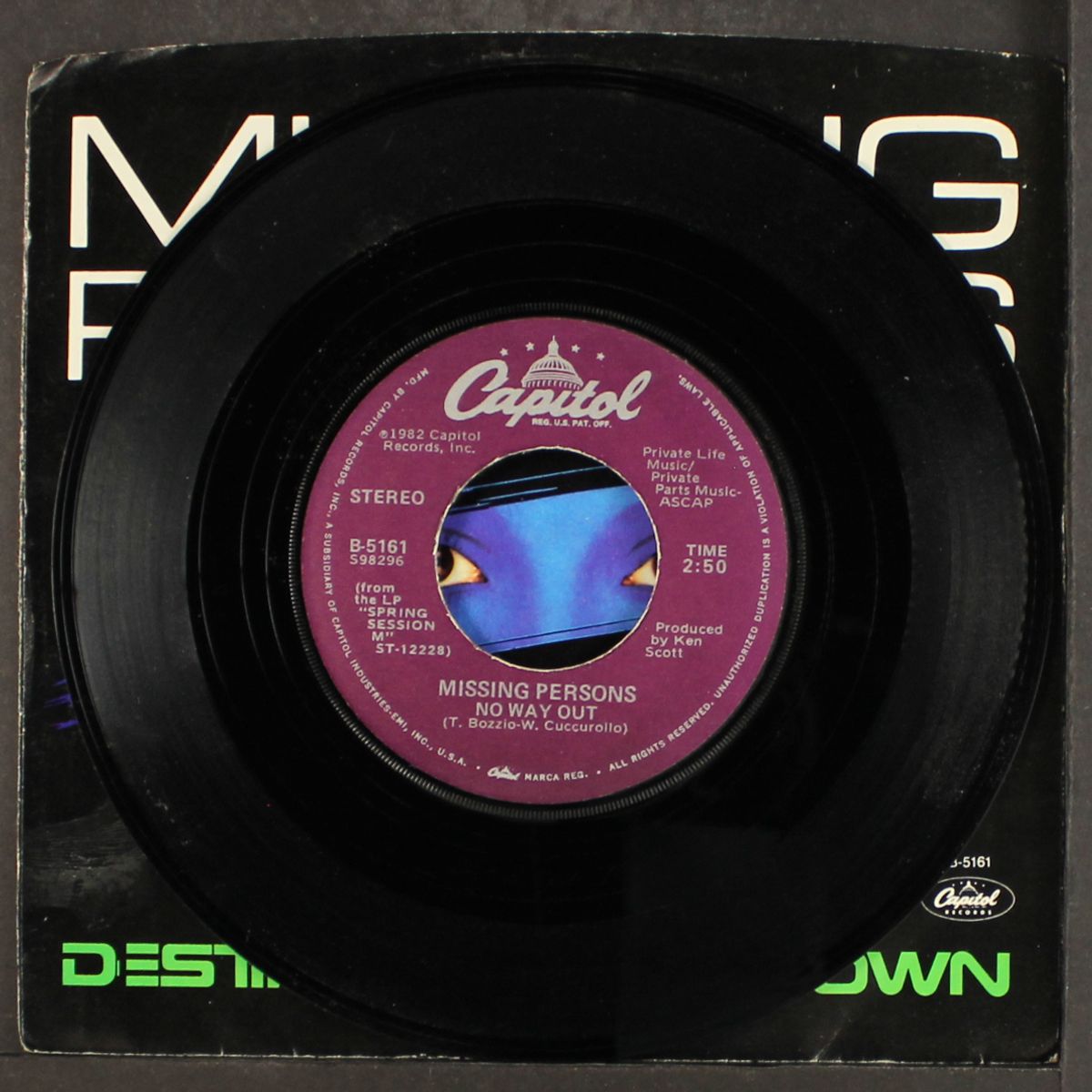 destination unknown / no way out by MISSING PERSONS