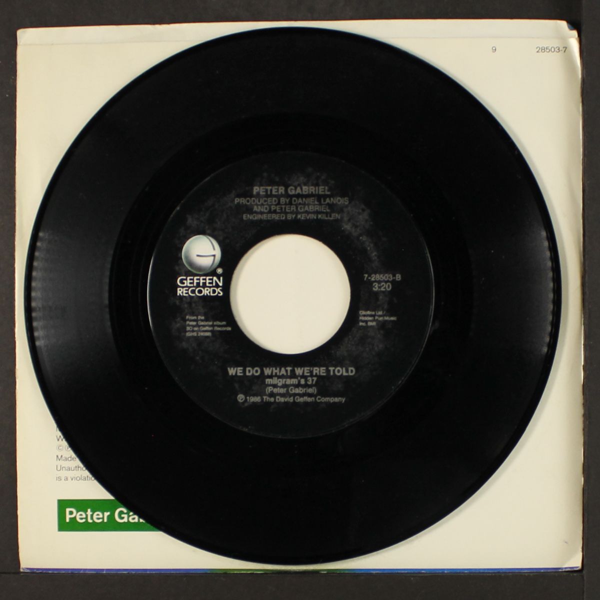 big time / we do what we're told by PETER GABRIEL