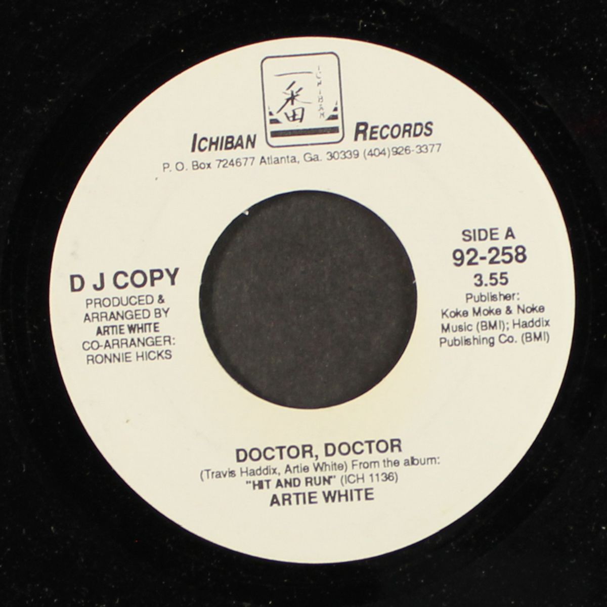 bad luck child / doctor, doctor by ARTIE WHITE