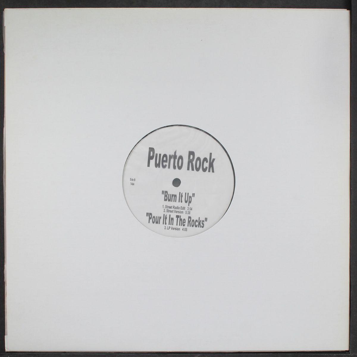 burn it up / pour it in the rocks by PUERTO ROCK
