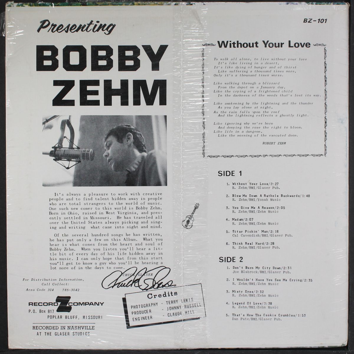without your love by BOBBY ZEHM