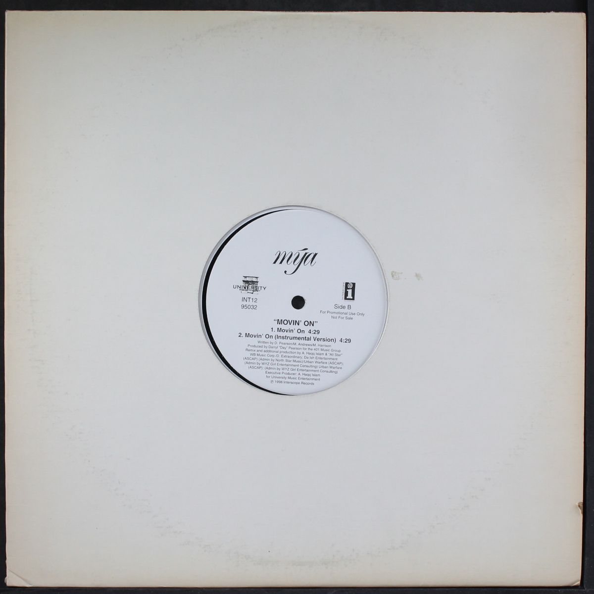 movin' on by MYA