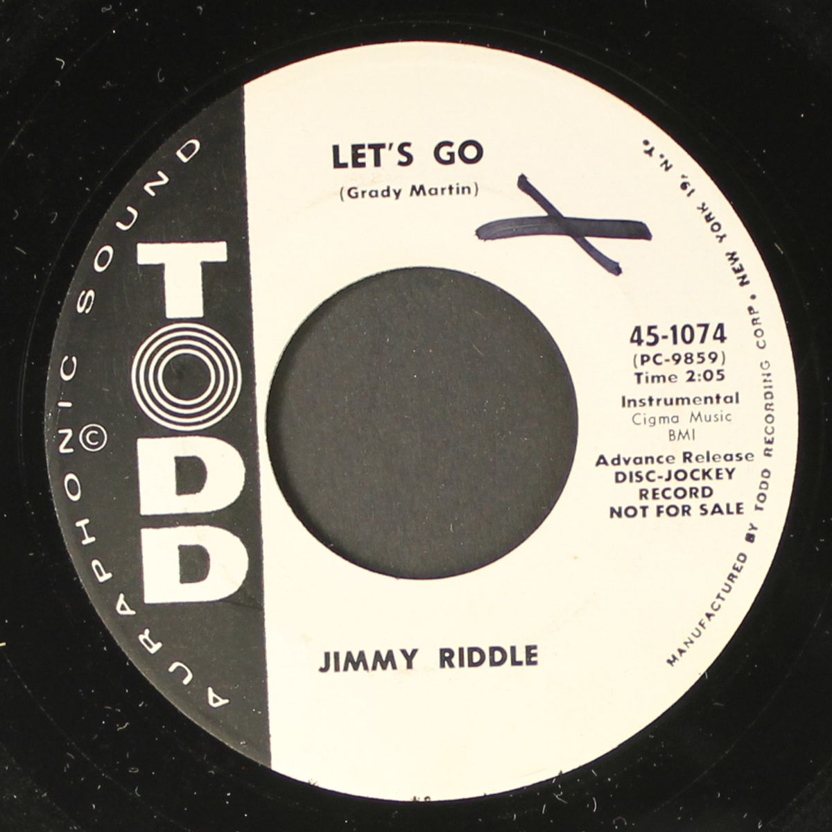let's go / when my dreamboat comes home by JIMMY RIDDLE