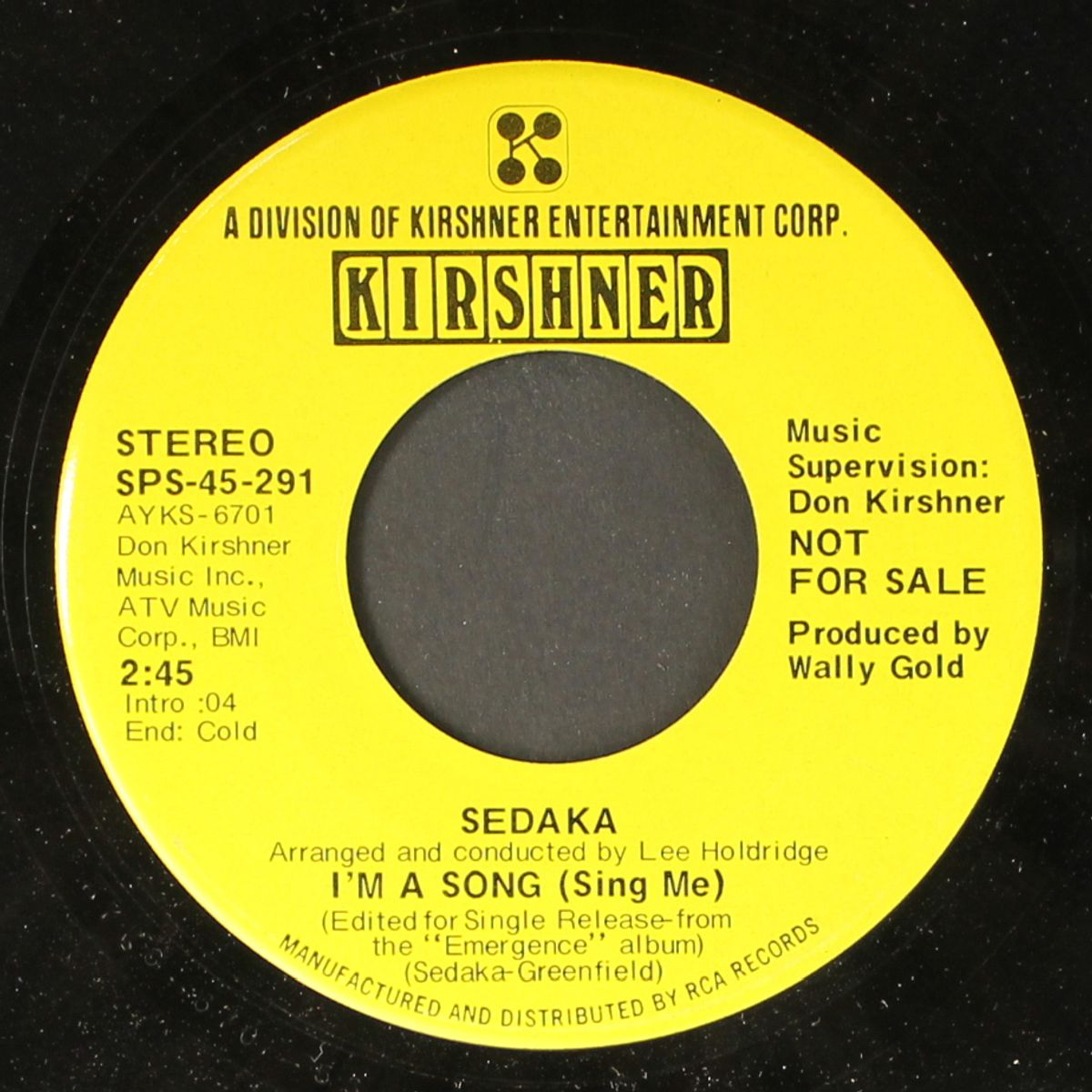 i'm a song / mono by NEIL SEDAKA