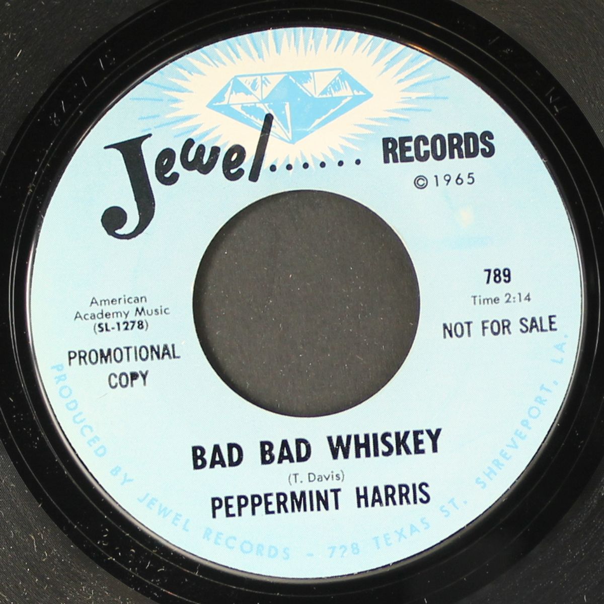 bad bad whiskey / lonesome as can be by PEPPERMINT HARRIS