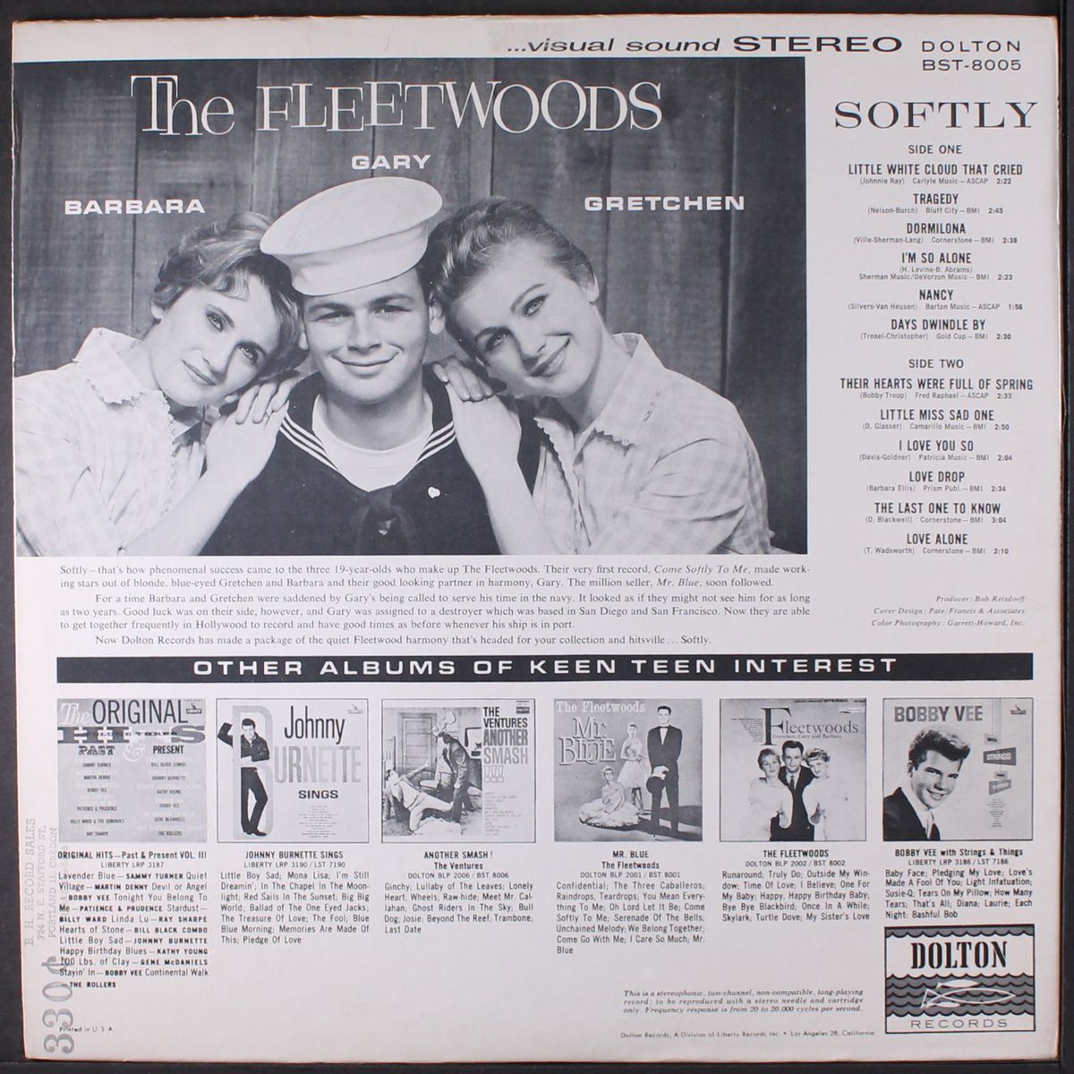 softly by FLEETWOODS