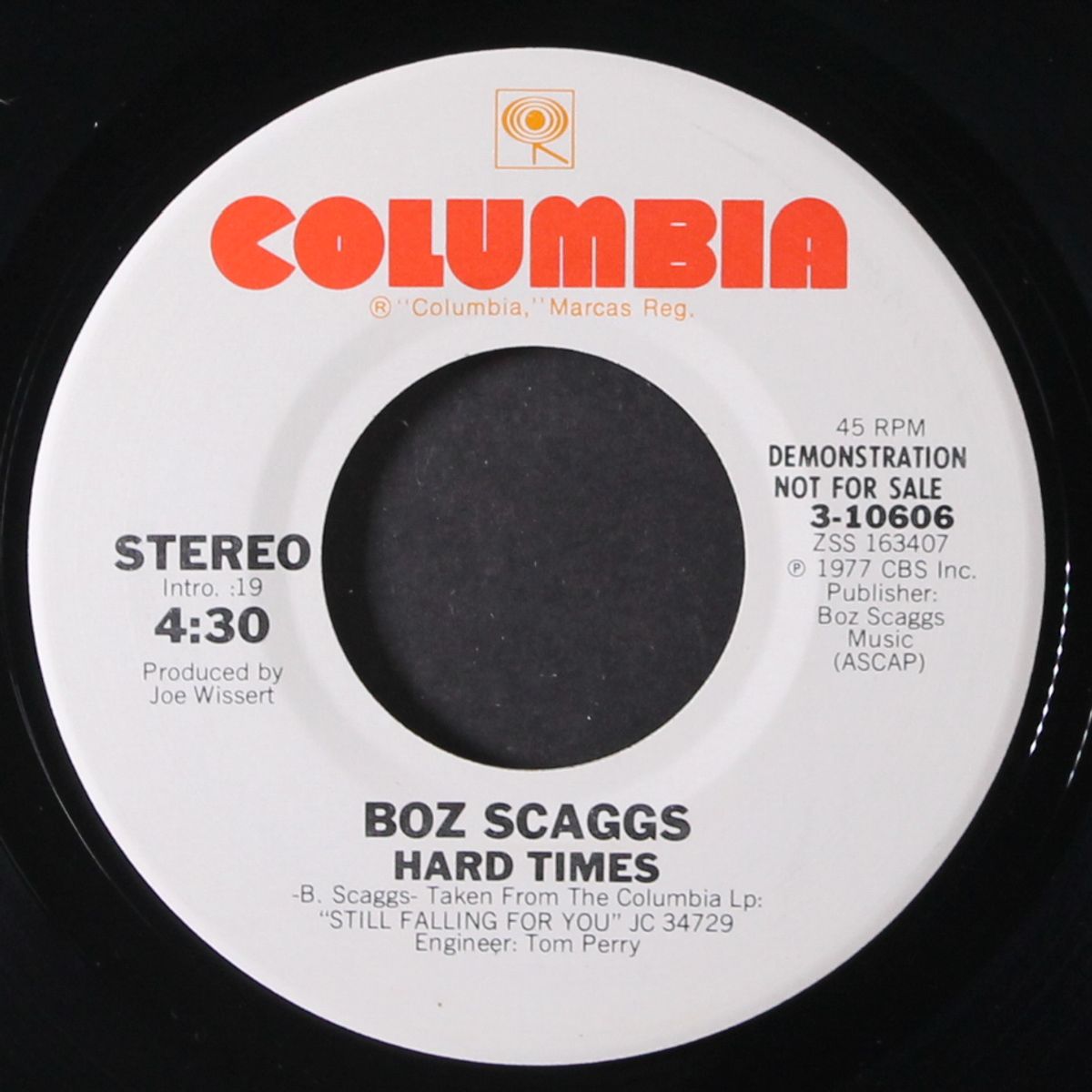 hard times / edit by BOZ SCAGGS