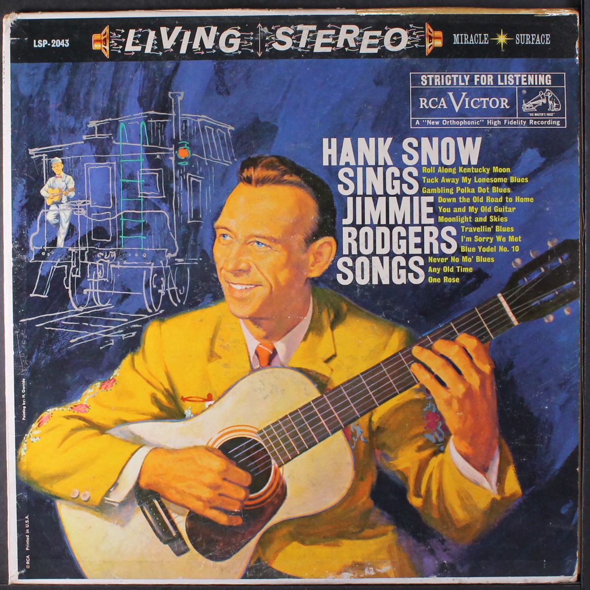 sings jimmie rodgers songs by HANK SNOW