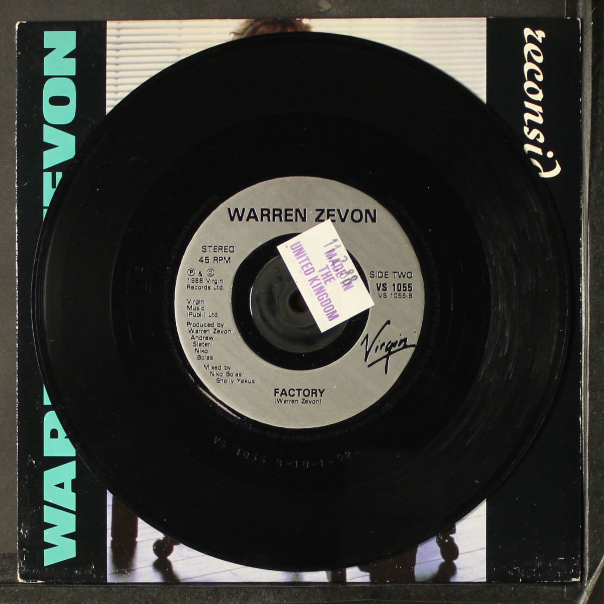 reconsider me by WARREN ZEVON
