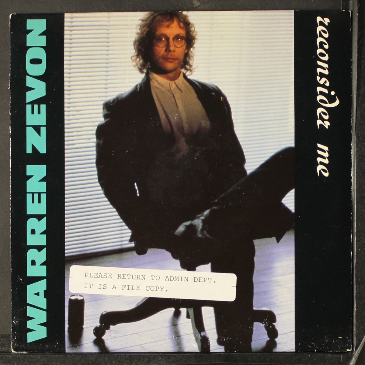 reconsider me by WARREN ZEVON